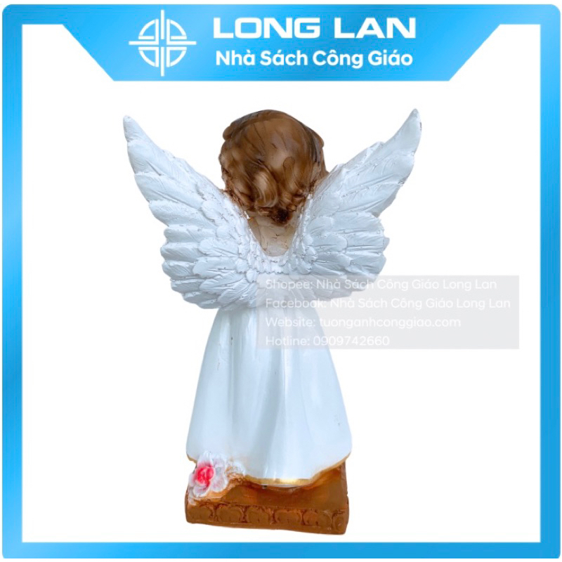 2 THIÊN THẦN BÊ KHAY 15cm - QUÀ TẶNG CÔNG GIÁO