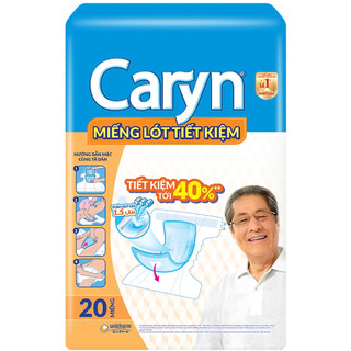 Combo 6 gói miếng lót bổ sung caryn 20 miếng -miếng lót tiết kiệm caryn 20m
