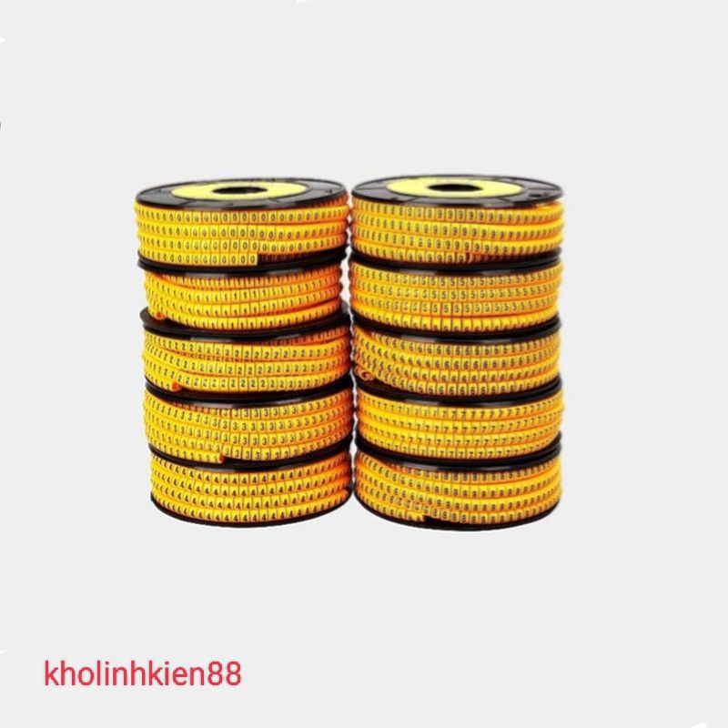 Bộ  EC đánh dấu đầu dây từ 0-9