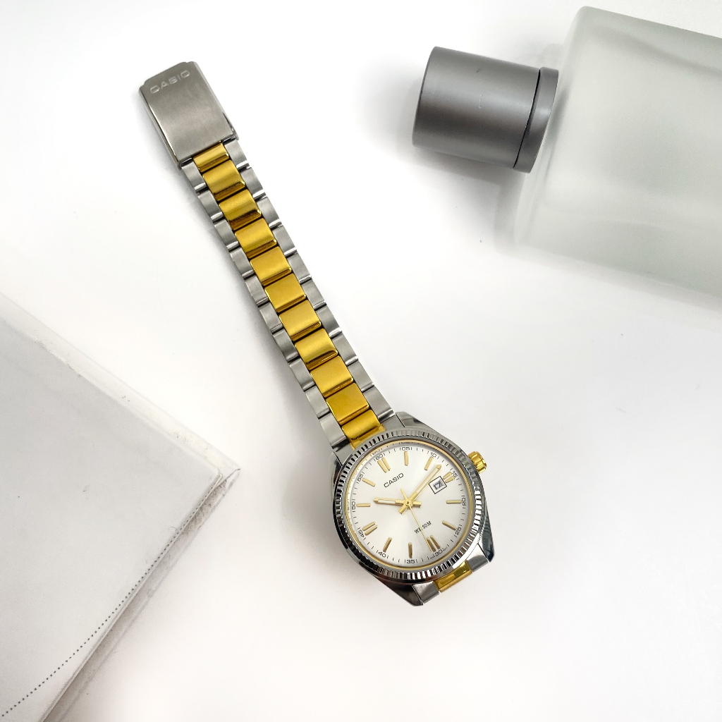 Đồng hồ Casio nữ LTP-1302SG-7AVDF dây kim loại chính hãng