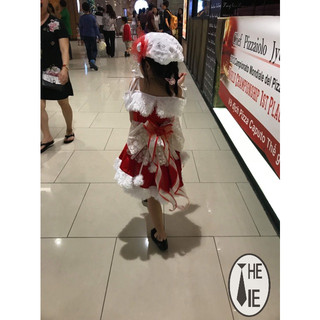 Đầm Noel nhung vai rớt đuôi cá
