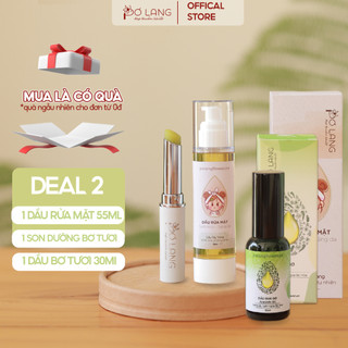 Deal 2 Bơ Chín Vụ - Chăm da siêu tốc gồm các sản phẩm hoàn toàn tự nhiên từ quả bơ tươi Tây Nguyên