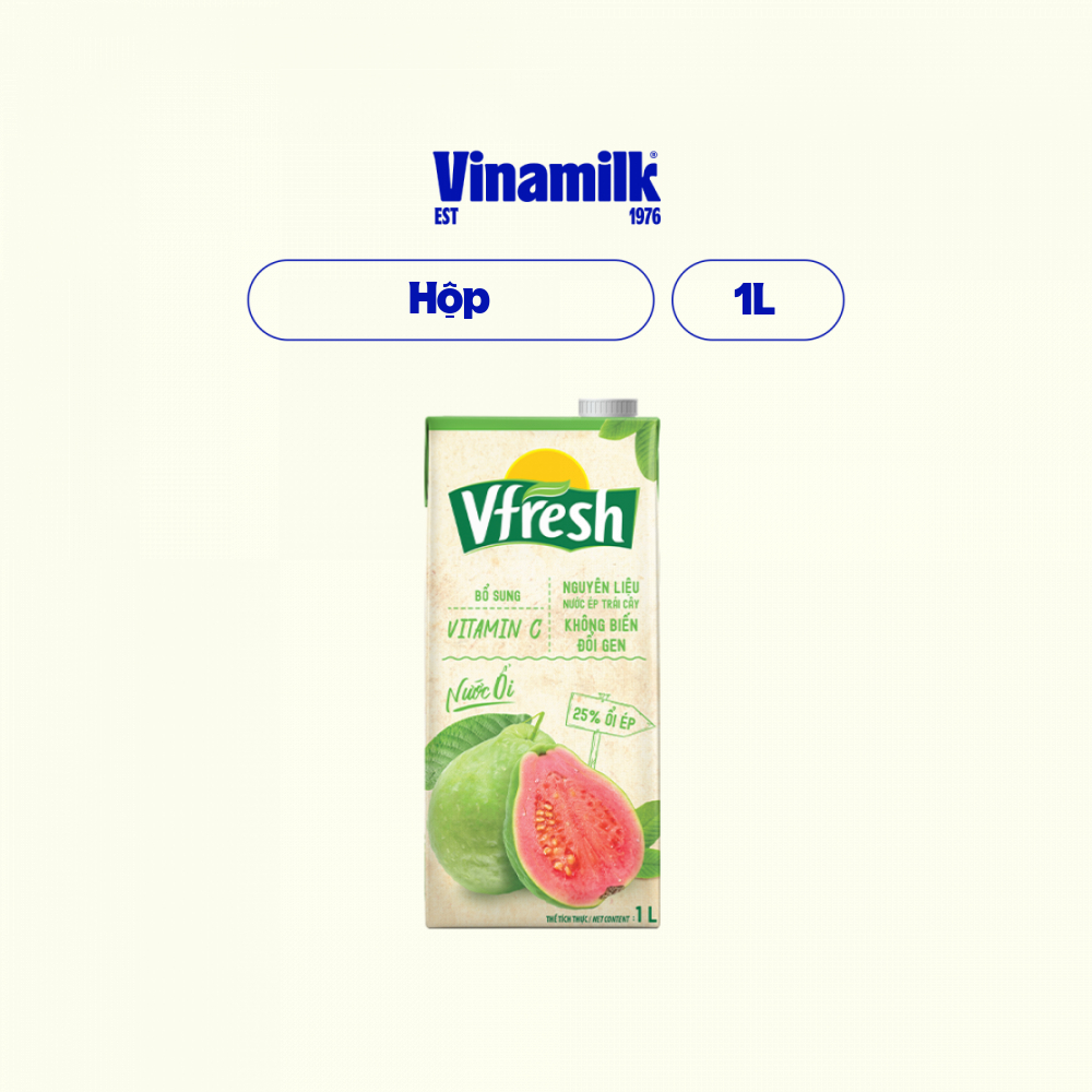 Nước trái cây vị ổi Vfresh - Hộp 1L