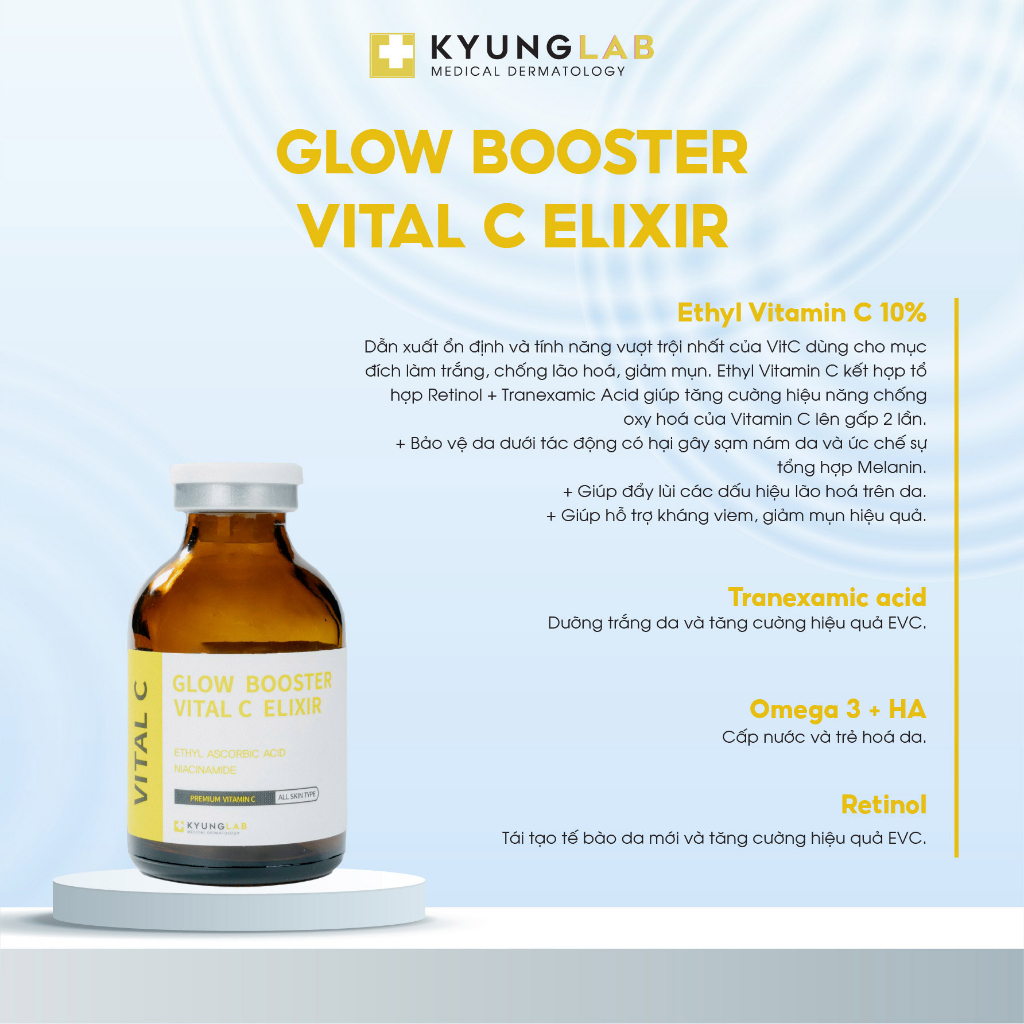 Serum vitamin C KyungLab Vital C làm mờ thâm trắng sáng da 30ml