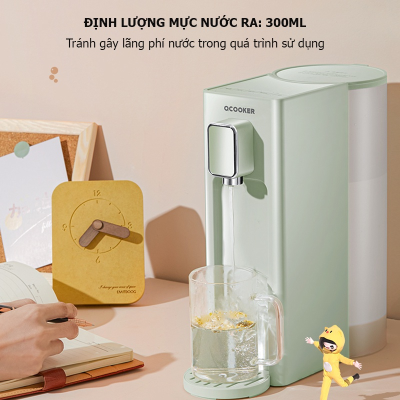 Bình thủy điện máy đun nước nóng Xiaomi Qcooker có 4 mức nhiệt làm nóng tức thì trong 1s tự động ngắt khi hết nước | BigBuy360 - bigbuy360.vn