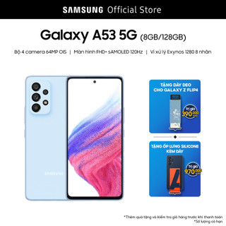 [Nhập ELSSMX10 Giảm 10% Tối Đa 2.5TR] Điện Thoại Samsung Galaxy A53 8GB/128GB Hàng chính hãng