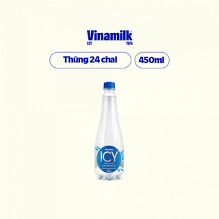 Nước Uống Đóng Chai Vinamilk Icy Premium - Thùng 24 chai 450ml