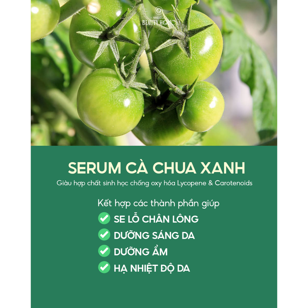 Serum cà chua xanh SUNGBOON EDITOR GREEN TOMATO PORE LIFTING AMPOULE+