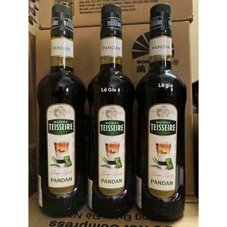 Sirup teisseire lá dứa pandan 700ml siêu ngon
