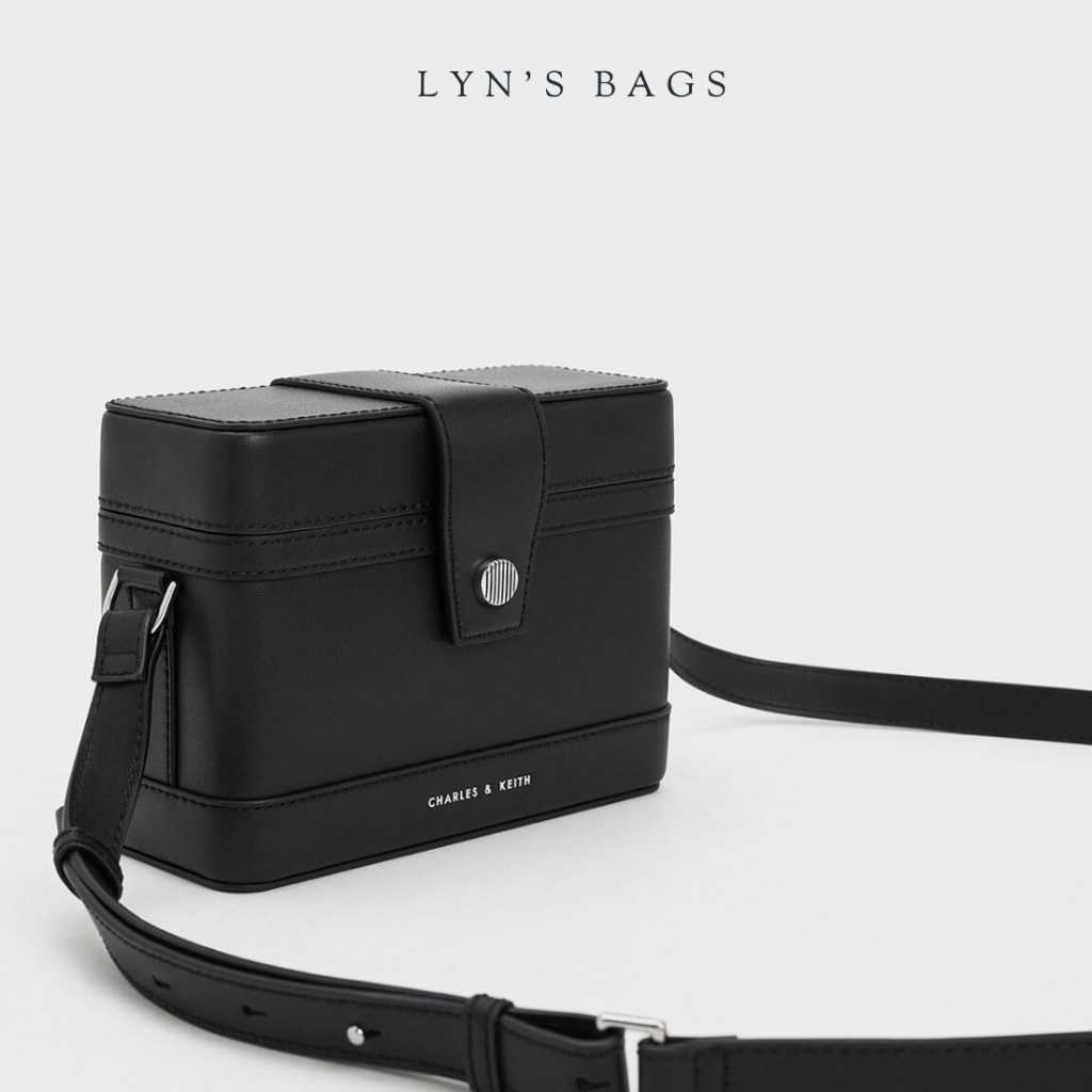 TÚI DÁNG HỘP CÊ KA SIZE 18CM SẴN 3 MÀU ĐEN - NÂU - BE