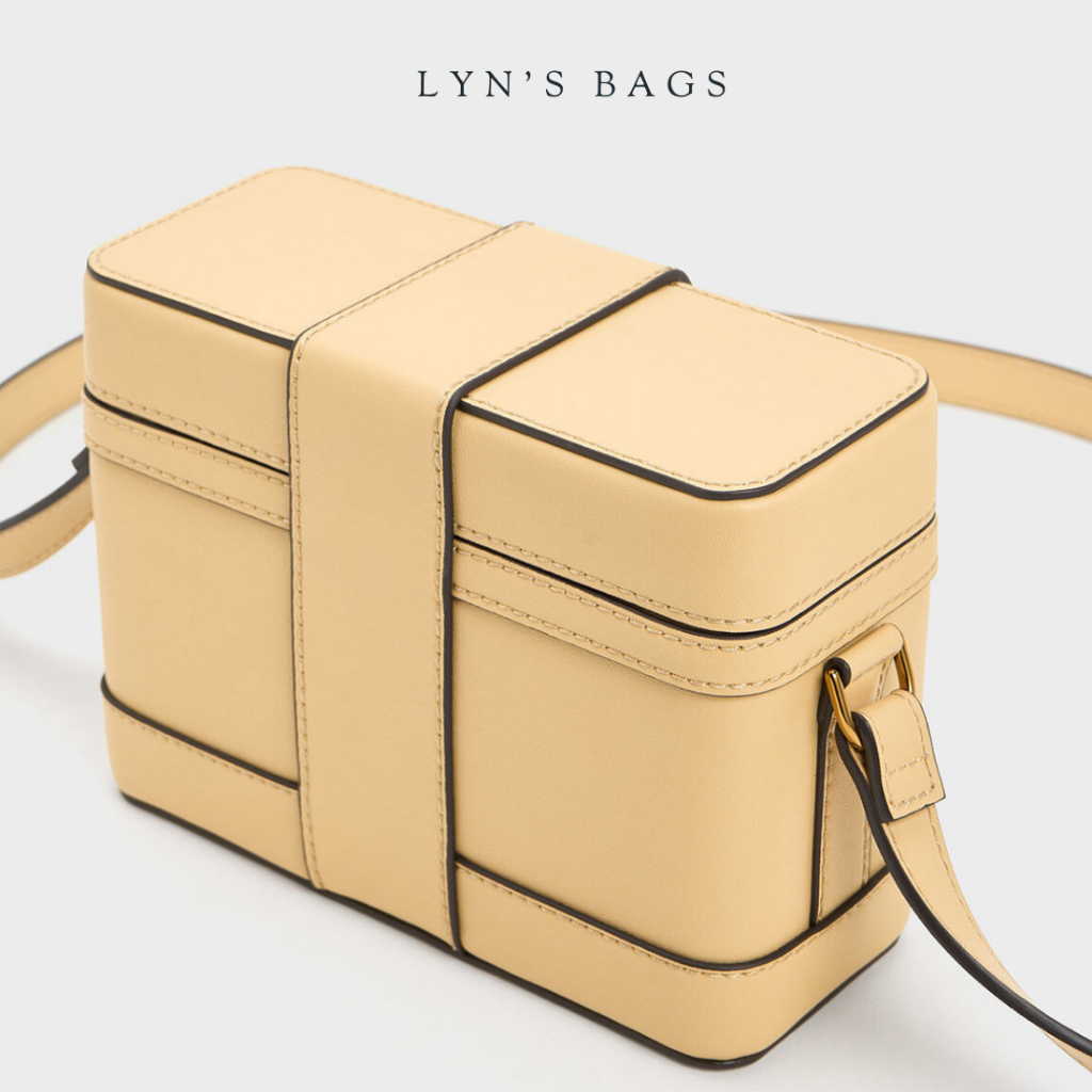 TÚI DÁNG HỘP CÊ KA SIZE 18CM SẴN 3 MÀU ĐEN - NÂU - BE