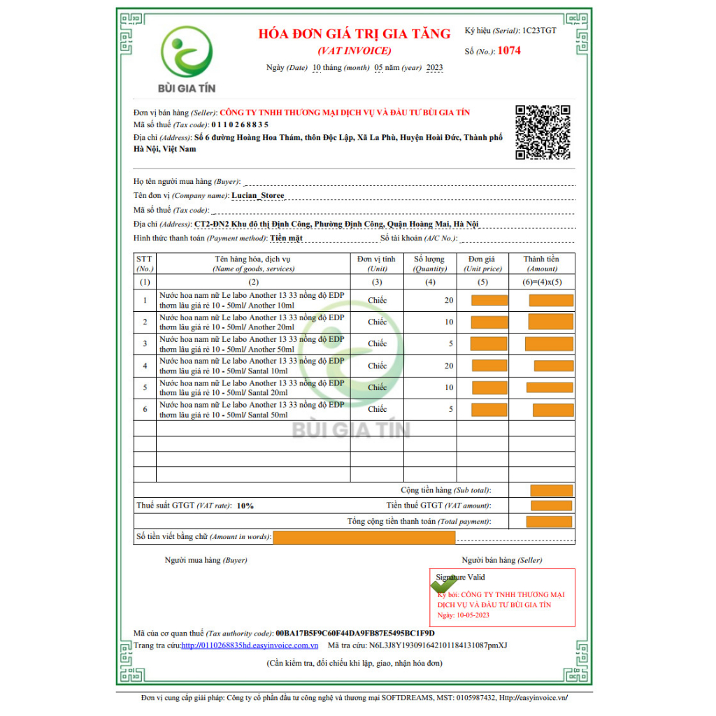 Nước hoa nam nữ Le labo Another 13 33 nồng độ EDP thơm lâu giá rẻ 10 - 50ml