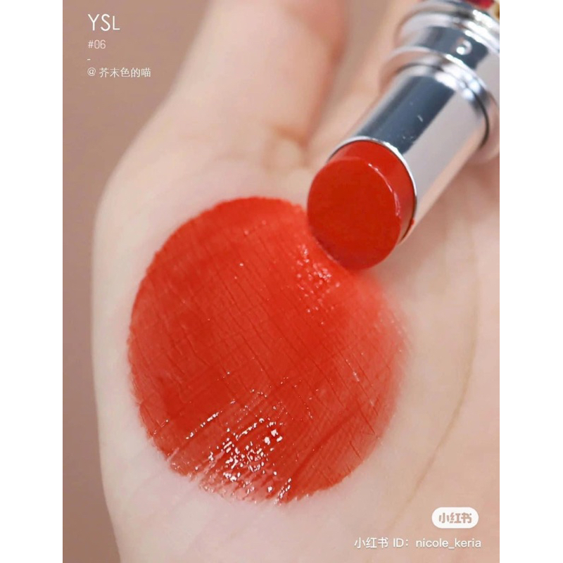Son dưỡng có màu YSL 06- màu Cam Đỏ (hàng chuẩn Pháp)