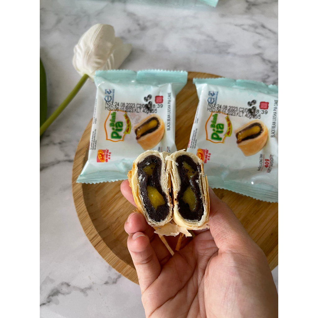 Combo 14 Vị Bánh Pía Mini Kim Sa Tân Huê Viên, Bánh Pía Sóc Trăng