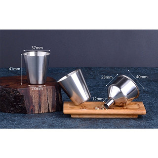 Phễu Inox 304 dày dặn đường kính 40mm