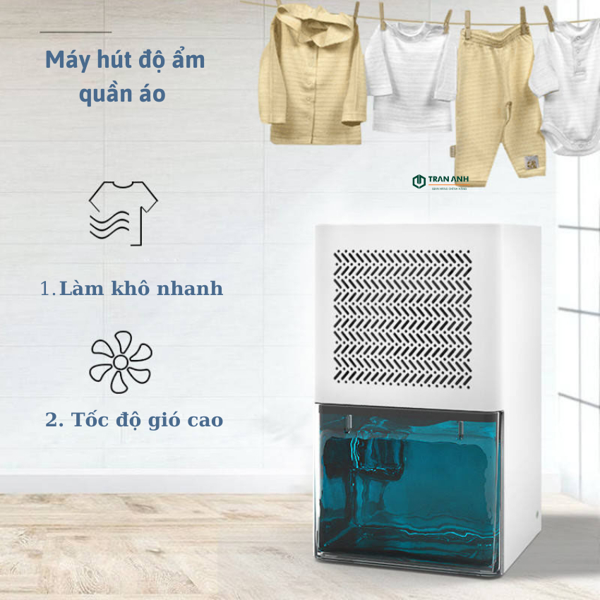 Máy Hút Ẩm Không Khí KAW Tiện Lợi Cho Phòng Ngủ, Tủ Quần Áo, Giảm Ẩm Mốc