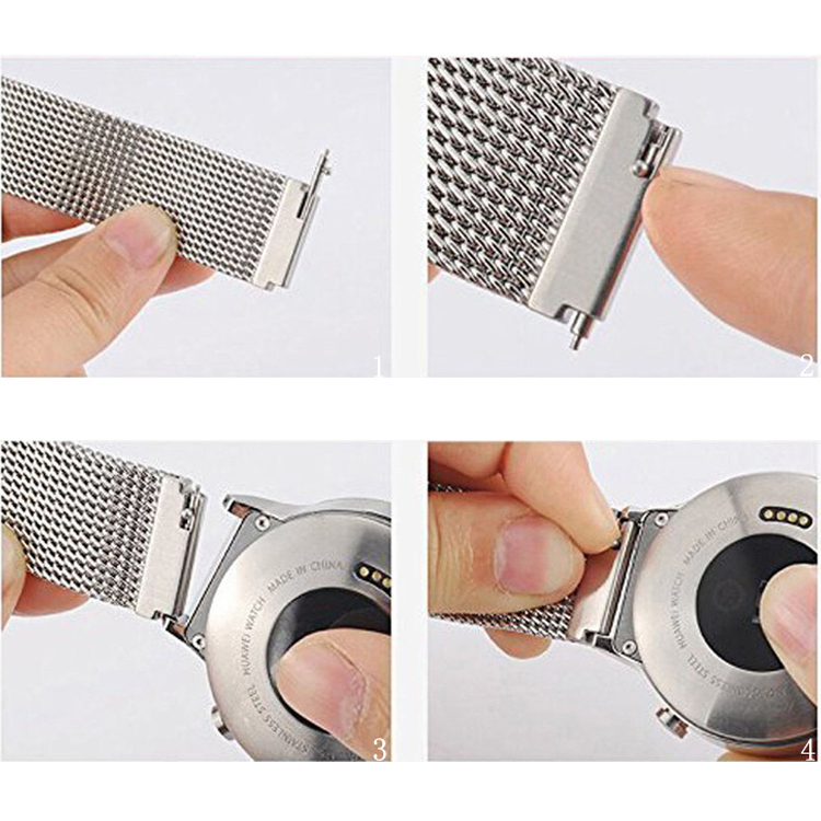 Dây Đồng Hồ Thép Lưới Milan Khóa Nam Châm Đủ size 12mm 14mm 16mm 18mm 20mm 22mm