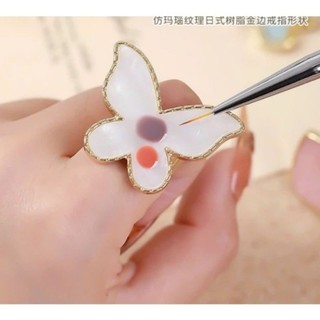 nhẫn pha sơn gel,nhẫn tán màu gel