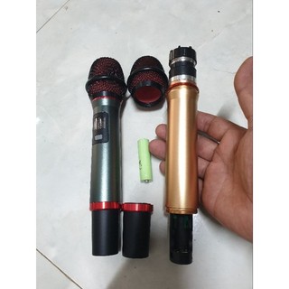 Bộ micro đôi không dây liền vang A8 đa năng