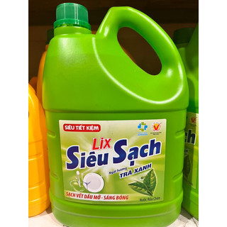 Nước rửa chén siêu sạch lix hương chanh&trà 3,6kg