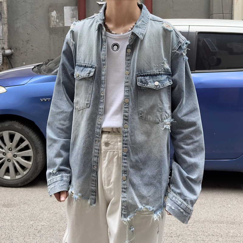 Áo Khoác Denim By H2-Hot