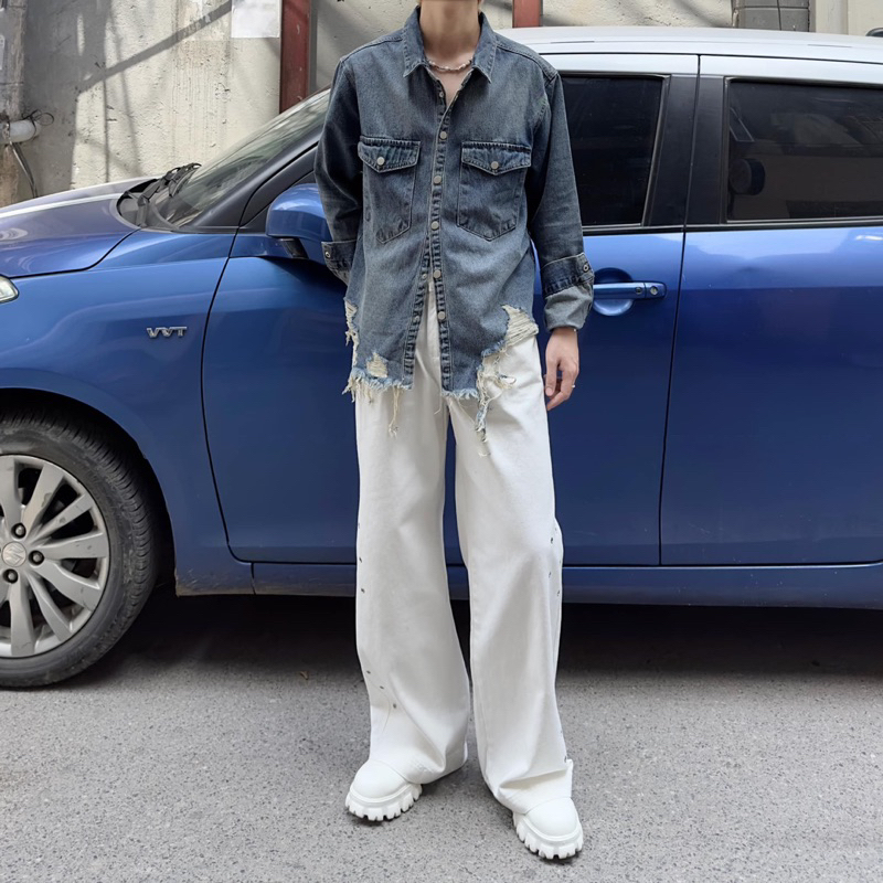 Áo Khoác Denim By H2-Hot