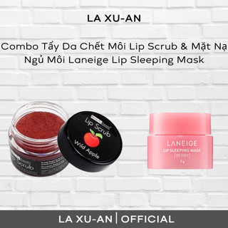 Mặt Nạ Ủ Môi Laneige Minisize (3g), Tẩy Da Chết Môi Beauty Treats Lip Scrub (10.5g)