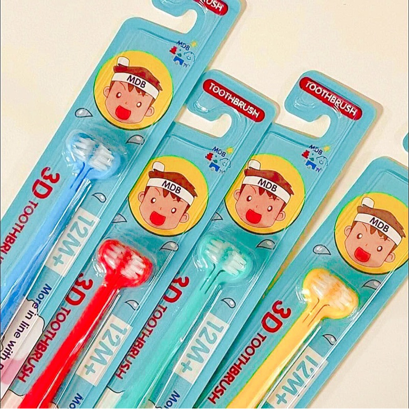 Bàn chải đánh răng 3 chiều cho bé nội địa Hàn