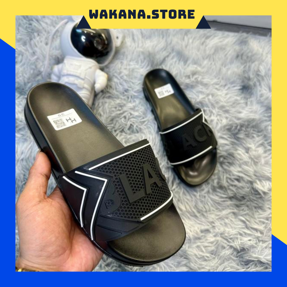 Dép Black nam nữ quai ngang đẹp thời trang hottrend