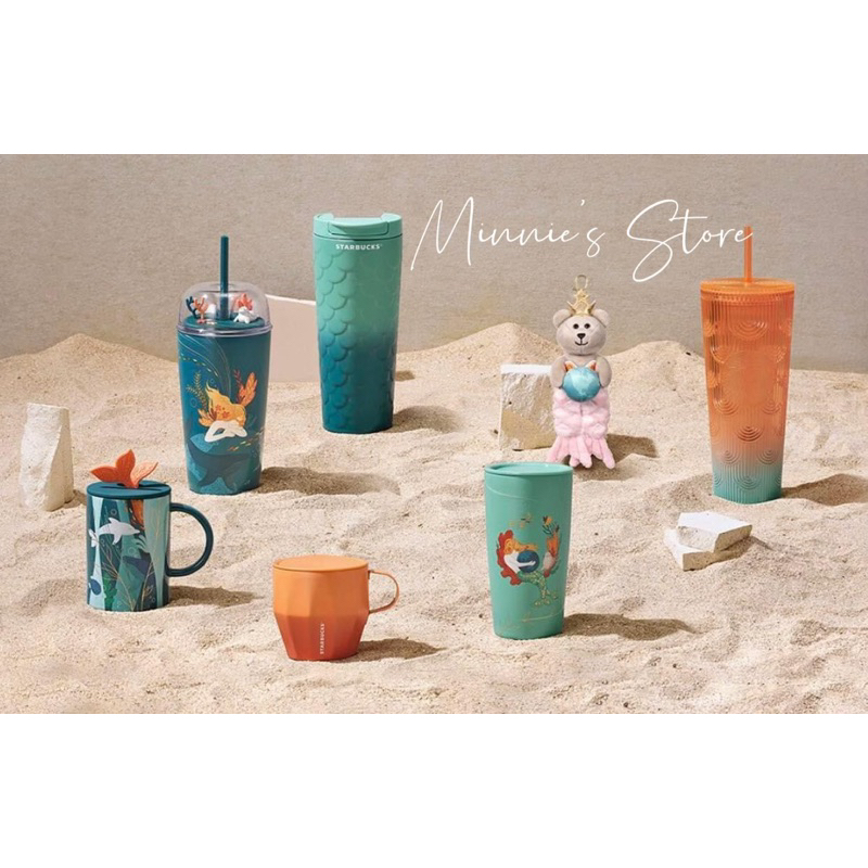 Ly Starbucks Cold Cup Light Orange Ombre 24Oz