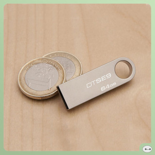 USB 2.0 KINGSTON DATATRAVERLER SE9 SẮT 64GB