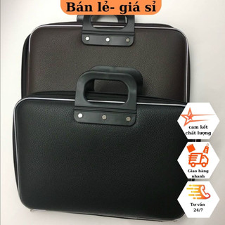 Cặp Da đựng tài liệu| Cặp giáo viên| Có ngăn Đựng laptop, tài liệu công tác nhiều ngăn phụ