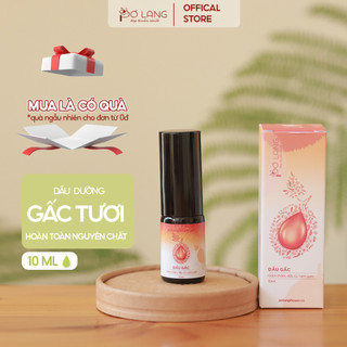 Dầu gấc Pơ Lang 10ml giảm thâm nám Pơ Lang (100% Thiên nhiên - Ép lạnh nguyên chất từ màng đỏ quả gấc)