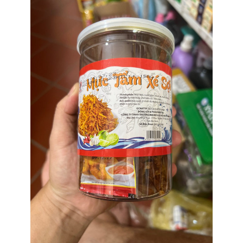 Lọ mực tẩm xé sợi 150g