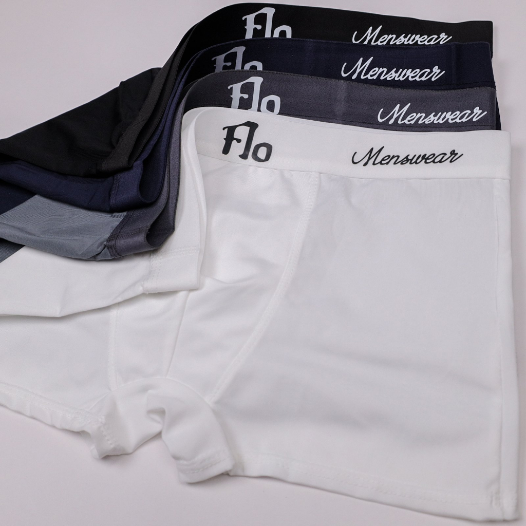 Quần Boxer Flomenswear Cotton Lạnh Nam Thoáng Mát, Co Giãn Thoải Mái