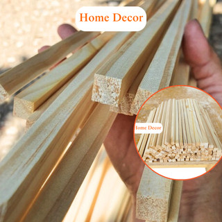 Thanh gỗ thông vuông 1cm dài 50cm bào láng 4 mặt, gỗ thông xẻ thanh vuông dùng làm nẹp chỉ, đóng chuồng thú cưng