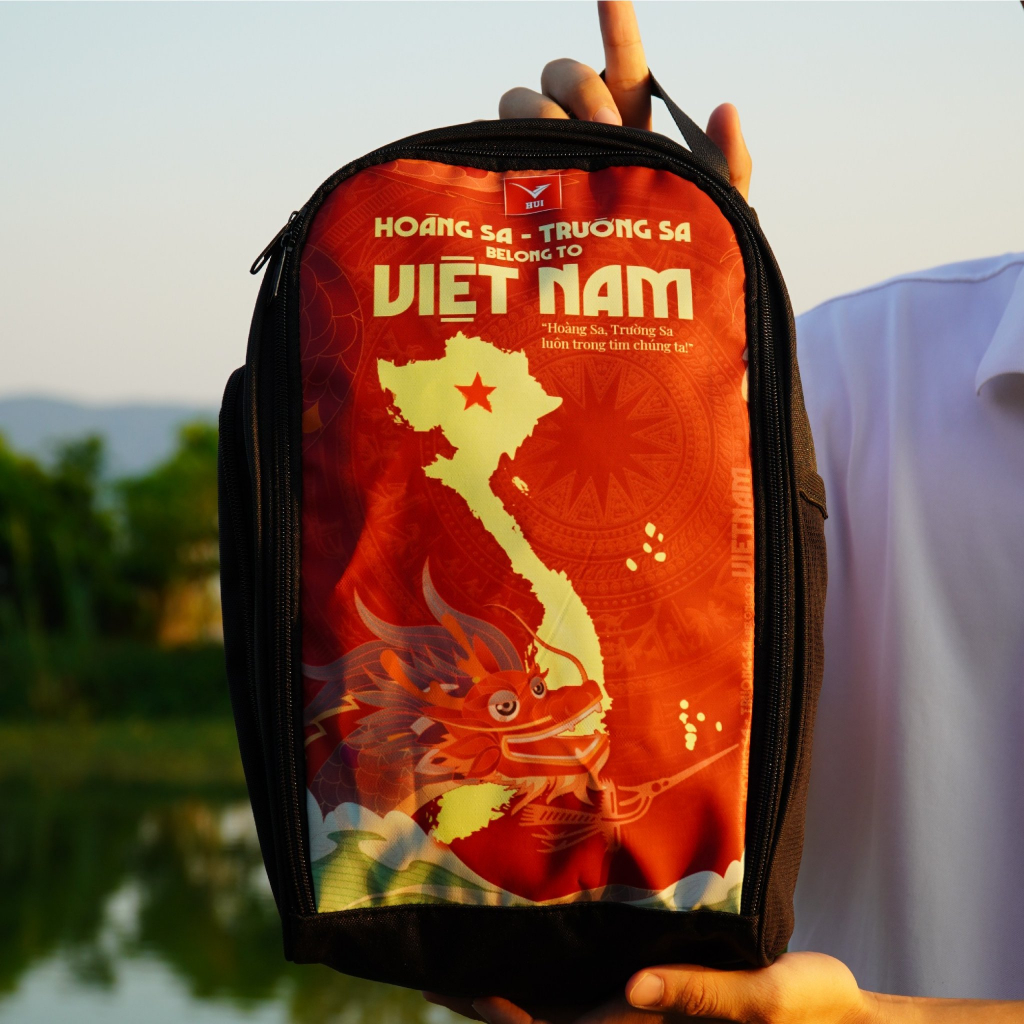 Túi Đeo Chéo Thể Thao Tinh Thần Việt Nam, Thời Trang - Unisex - Chống Thấm Nước