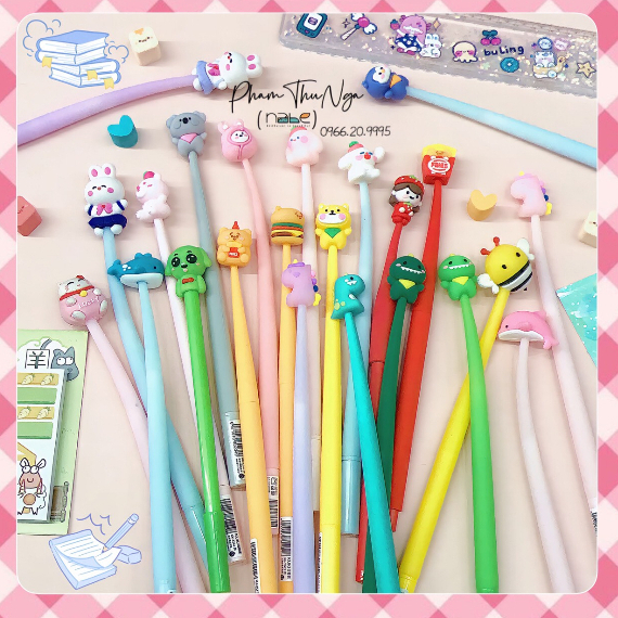 Bút Bi Silicon Nhiều Hình Dễ Thương