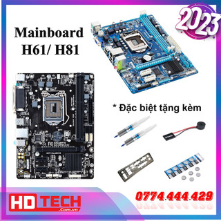 Main h81 h61 hàng chính hãng socket 1150 1155 bảo hành 3 tháng hàng rin đẹp