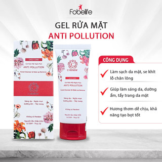 Gel Rửa Mặt Anti Pollution Fobe Ngăn Ngừa Mụn cho Da Dầu - Chai 100ml