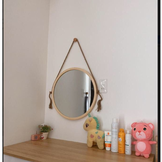 Gương soi trang điểm treo tường phù hợp cho phòng tắm, phòng ngủ phòng khách - GP242