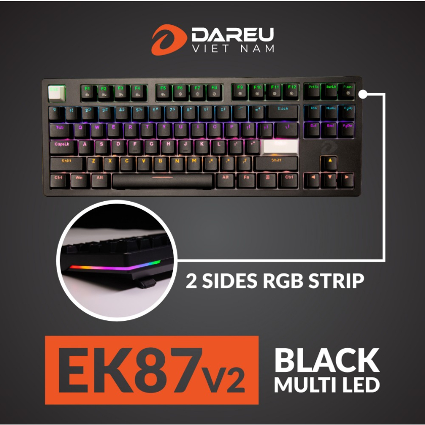 Bàn phím cơ Gaming DAREU EK87 v2