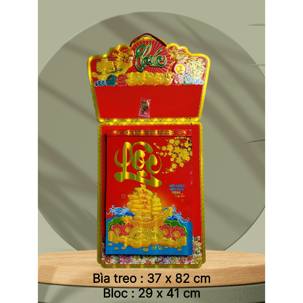 Lịch 2024 DVA trọn bộ bloc 29x41cm - hình ảnh phong cảnh VN