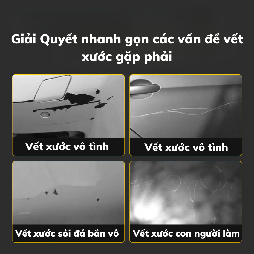 Bút xoá vết trầy xước Chuyên Dụng Cho Ô tô, Làm mới xe Cho mọi vết xước Sọc, Chấm Bi,... - BoGi