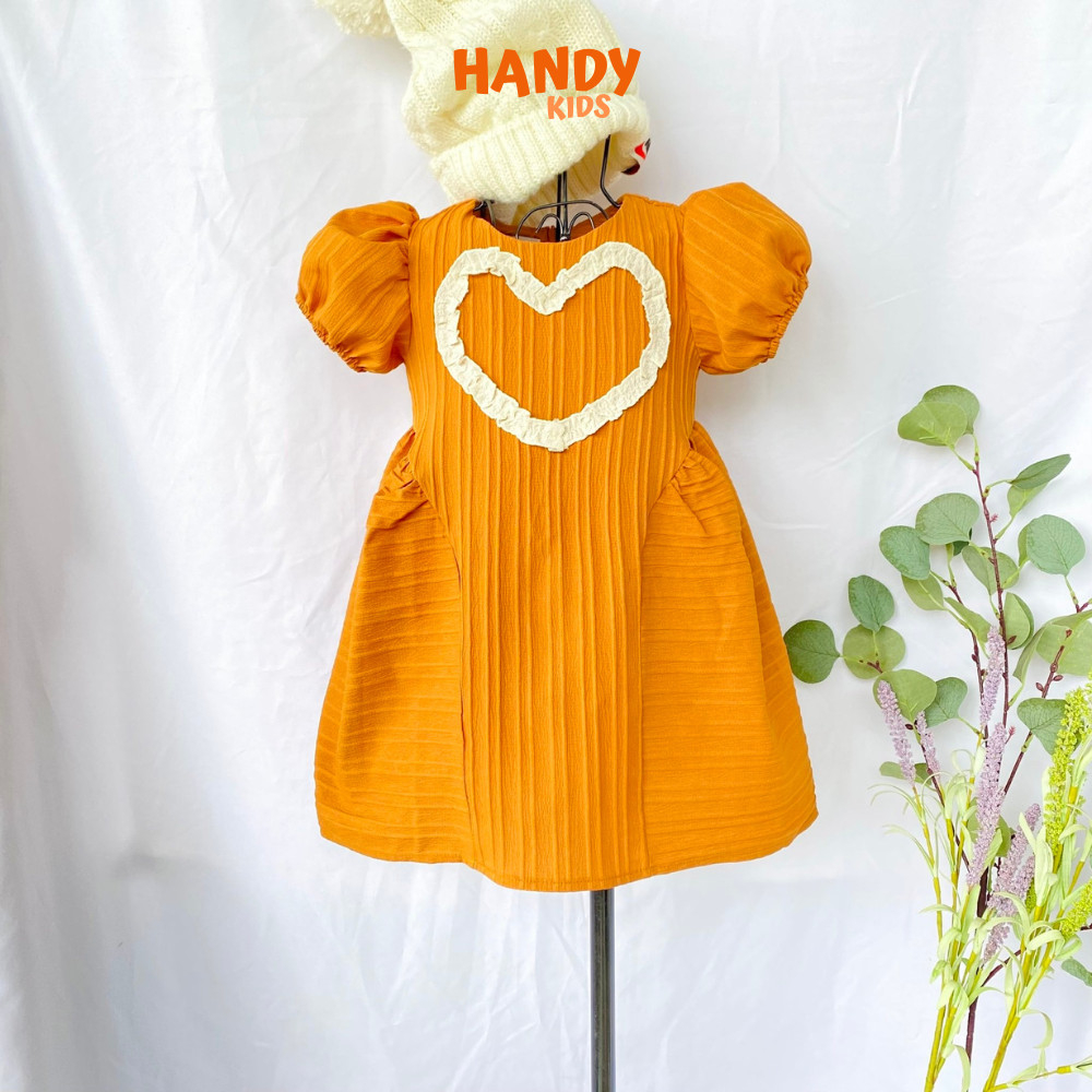 Đầm bé gái, Váy cho bé cố tròn trái tim - Thời trang Handy