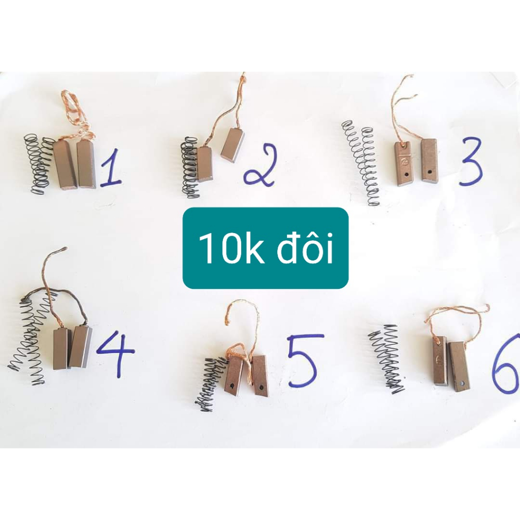 Than máy phát - giá 10k/đôi - nhiều kích cỡ