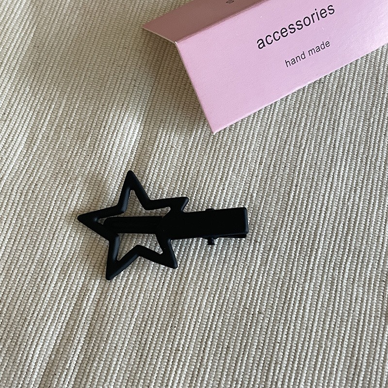 Kẹp Tóc Mái Ngang Hình Ngôi Sao Bằng Kim Loại Y2K Màu Kẹo Ngọt Thời Trang Phong Cách Hàn Quốc Cho Nữ KT012