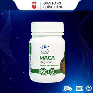 Viên uống tăng sinh lý từ Sâm Peru Deep Blue Health Organic Maca 60 viên