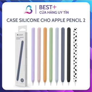  Vỏ Bọc   Case Ốp Silicone Bảo Vệ Bút Cảm Ứng Apple Pencil 2 Pro AHASTYLE Êm Tay Mềm Mịn Đẹp BESTPLUS 