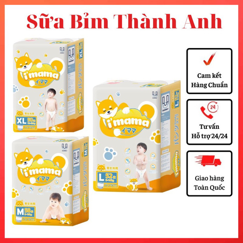 Tã Bỉm Quần Dán i mama cao cấp công nghệ nhật bản siêu mỏng siêu thấm hút